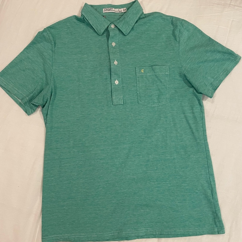 Criquet Men’s Large Slim Fit Polo